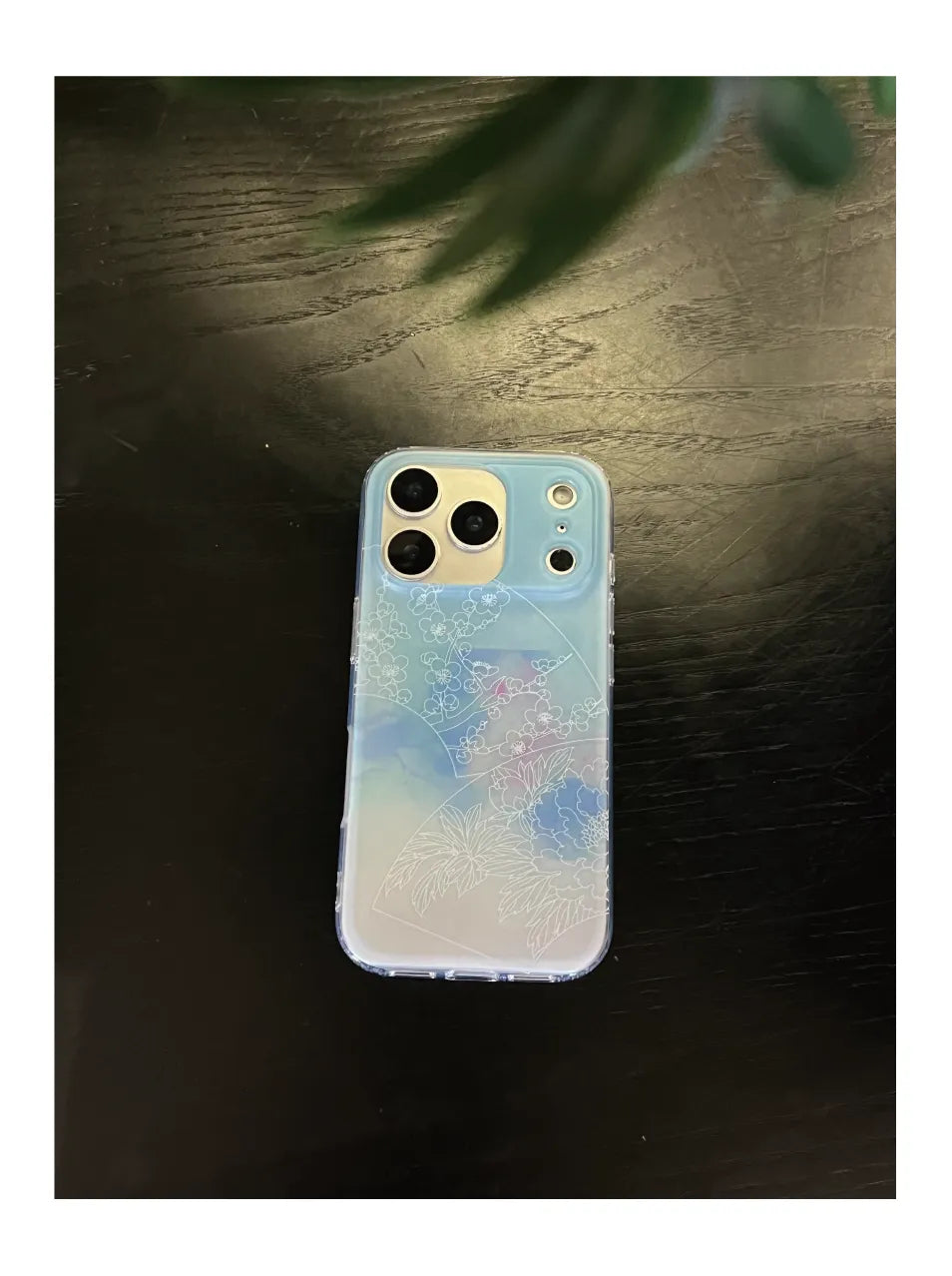 Abstract Floral Print Phone Case-YSH008IMD