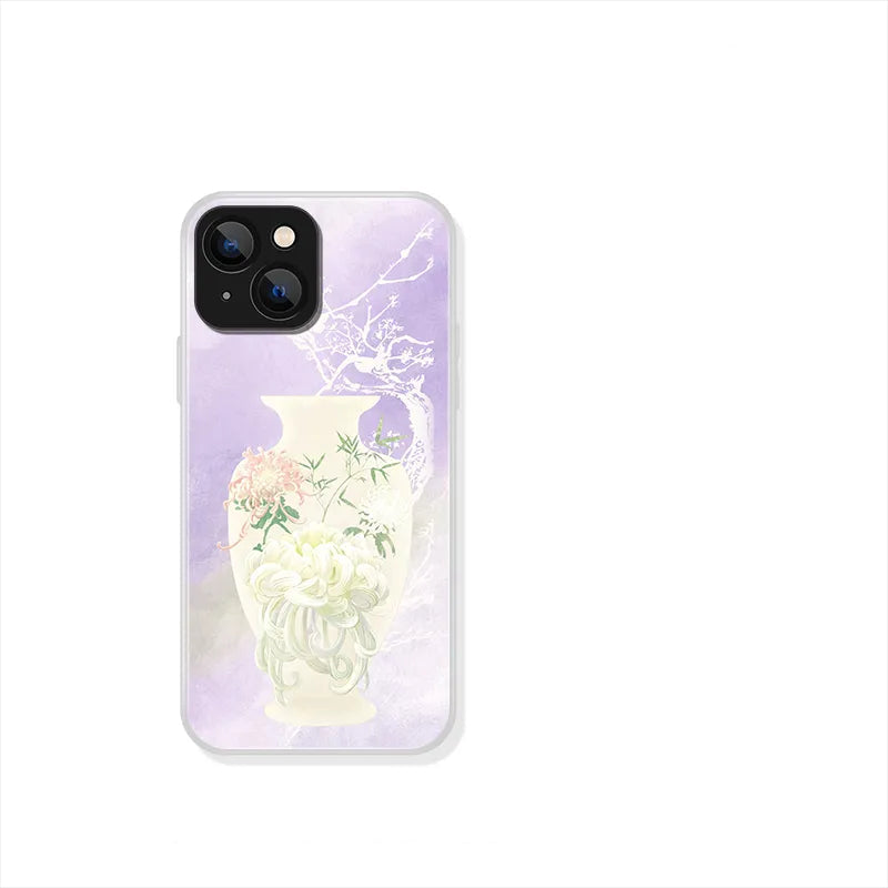 Floral & Porcelain Vase Phone Case-YSH010IMD