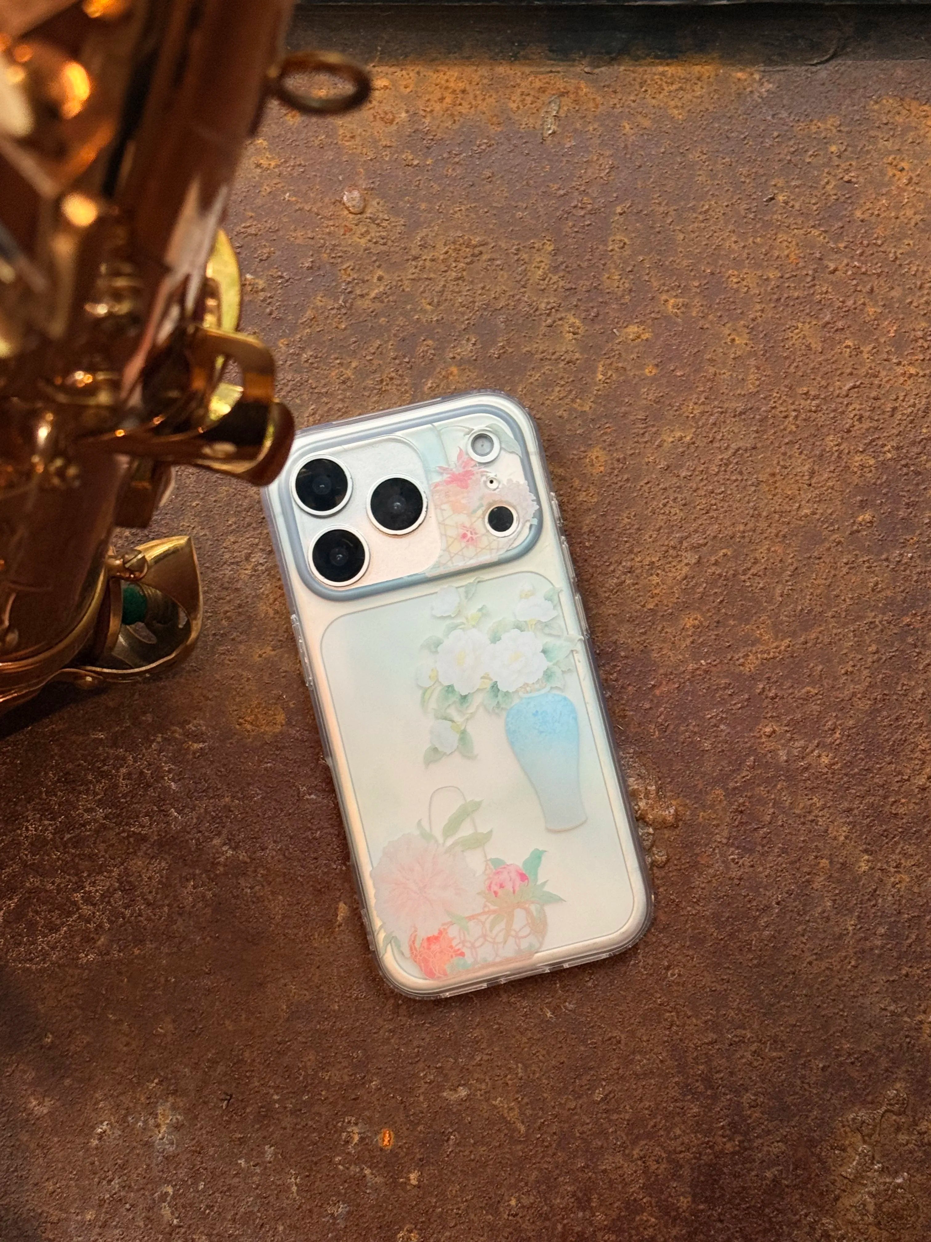 Antique Oriental Vase & Flower Phone Case-YSH014IMD