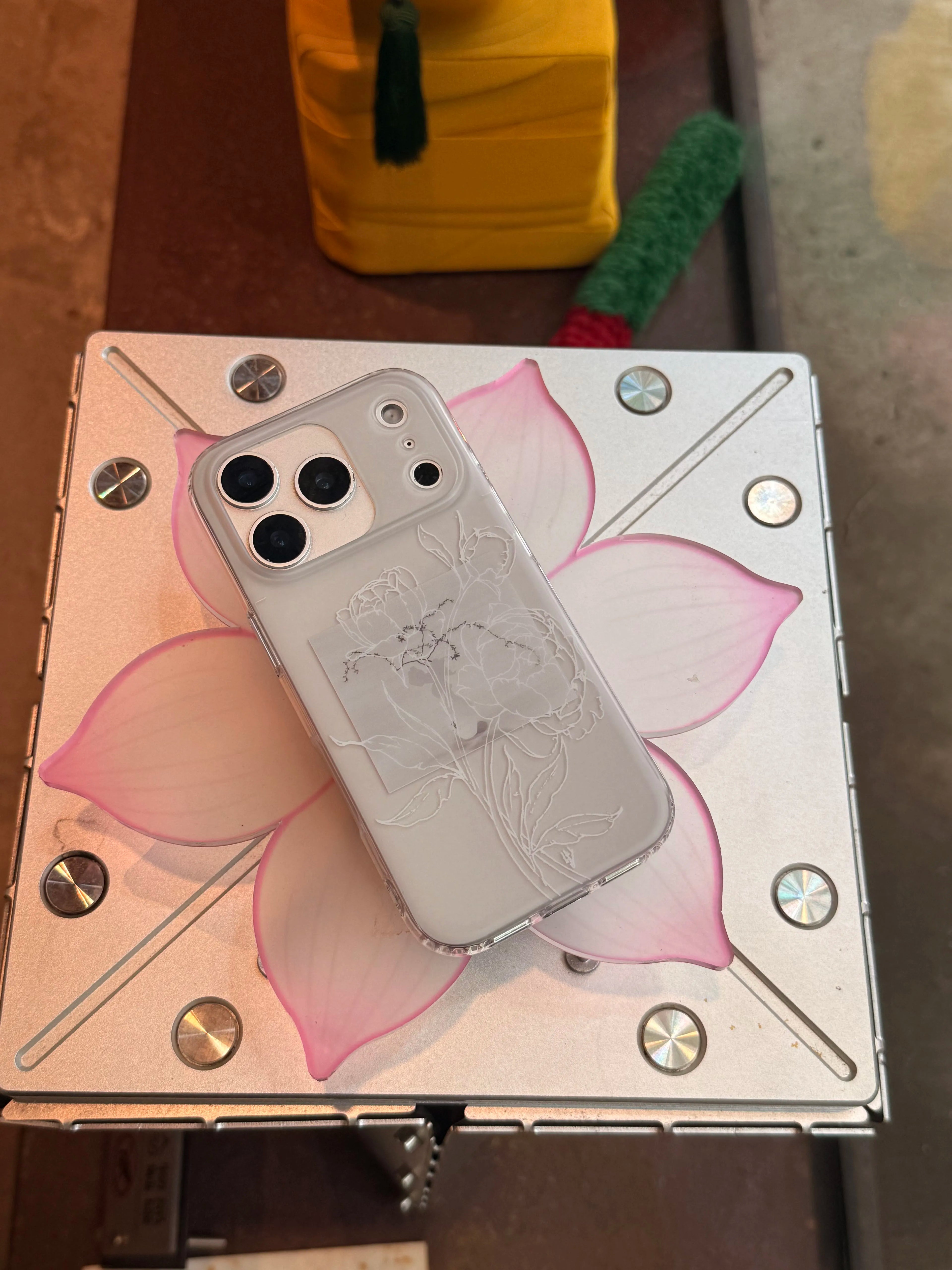 Minimalist Line Art Floral Phone Case-YSH018IMD