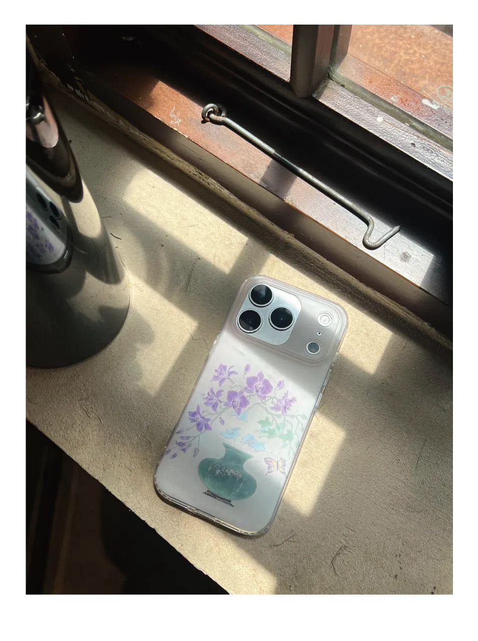 Purple Orchid & Vase Phone Case-YSH019IMD