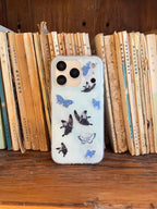 Ink Blue Butterfly Phone Case-YSH021IMD