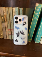 Ink Blue Butterfly Phone Case-YSH021IMD