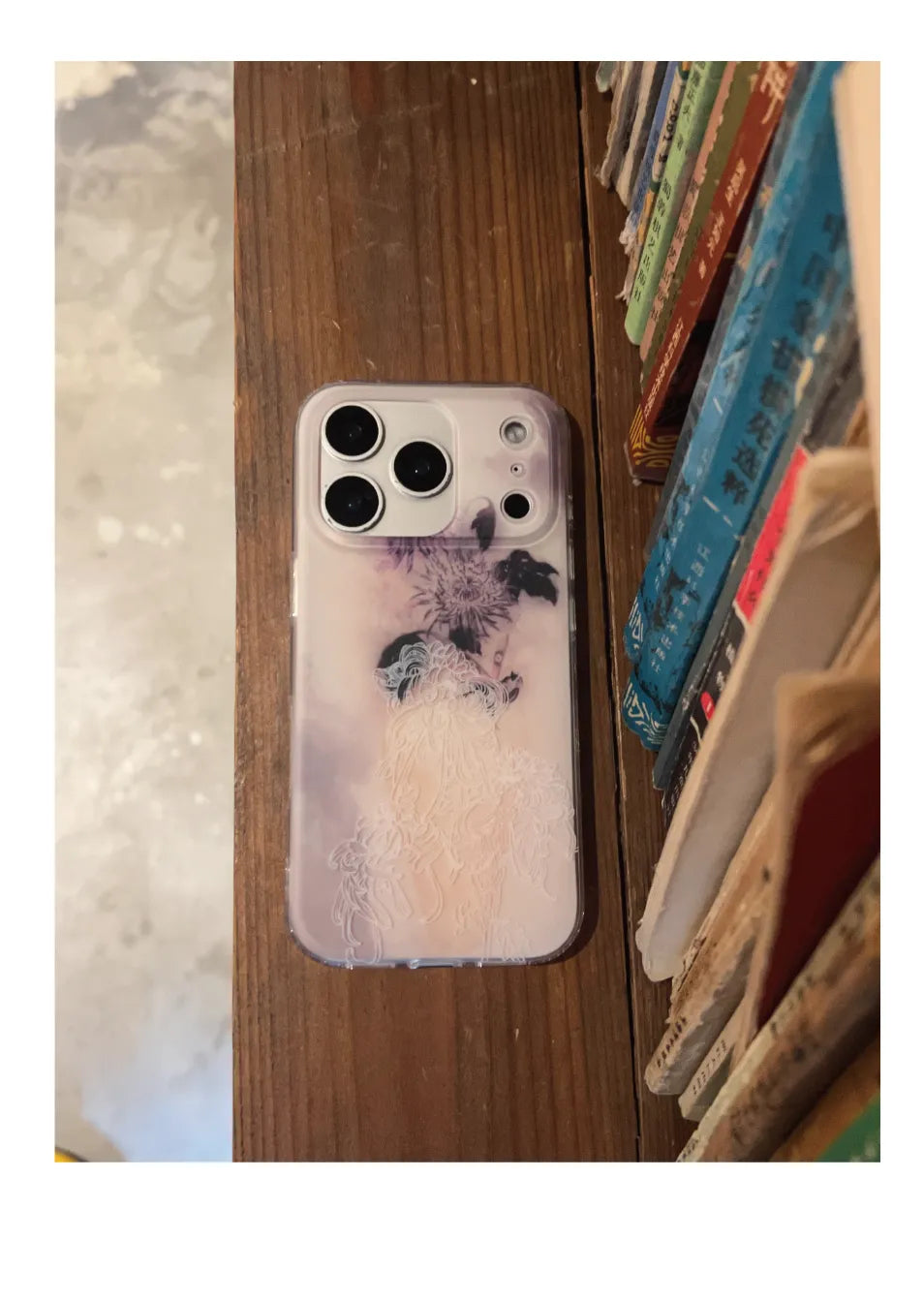 Ink Chrysanthemum Vase Phone Case-YSH022IMD