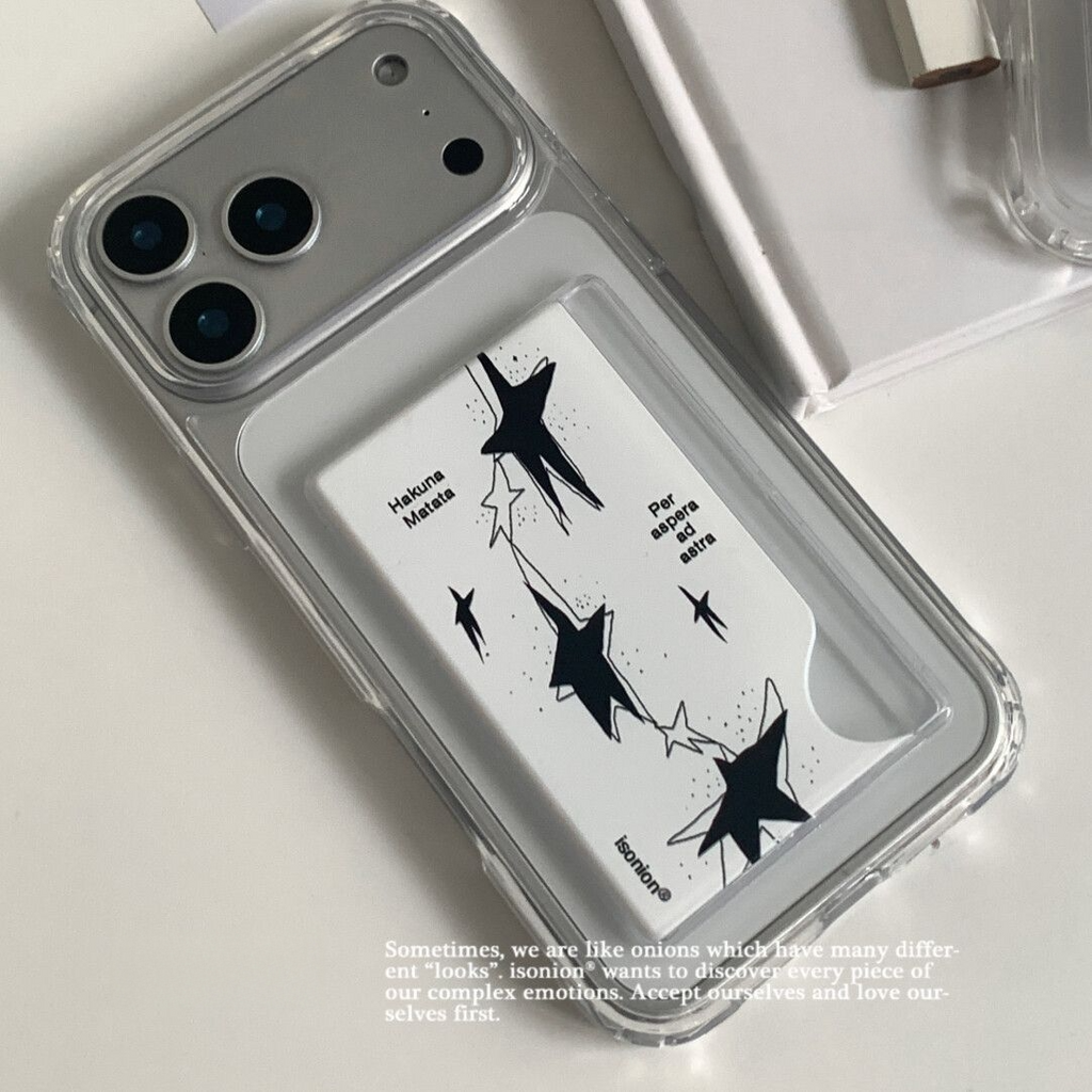 Y2K Star Mirror & Epoxy Resin Aesthetic Phone Case - BYY