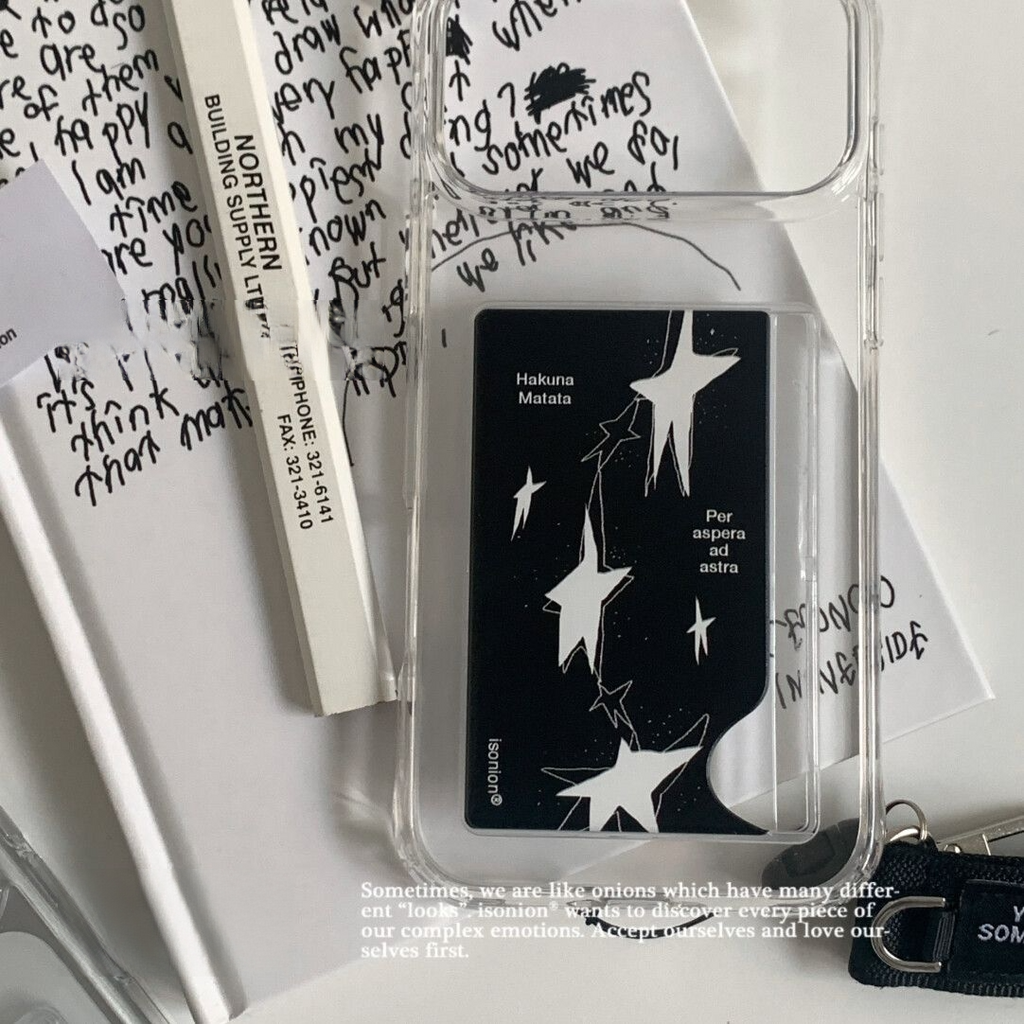 Y2K Star Mirror & Epoxy Resin Aesthetic Phone Case - BYY
