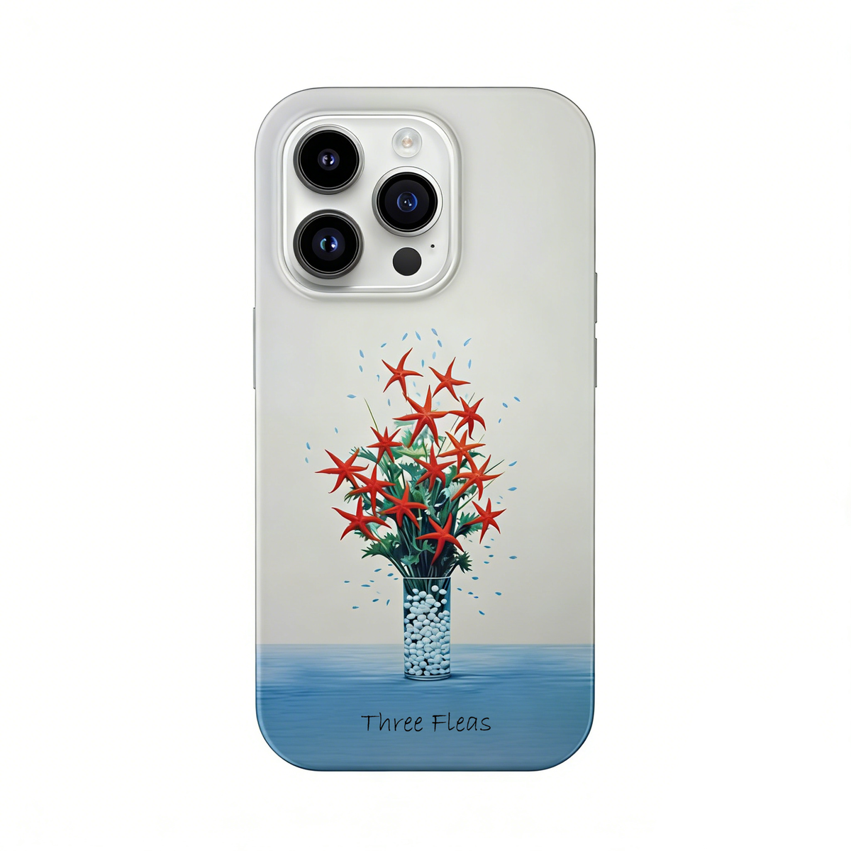 Artistic Coral Starfish Phone Case Double-layer Film Print
