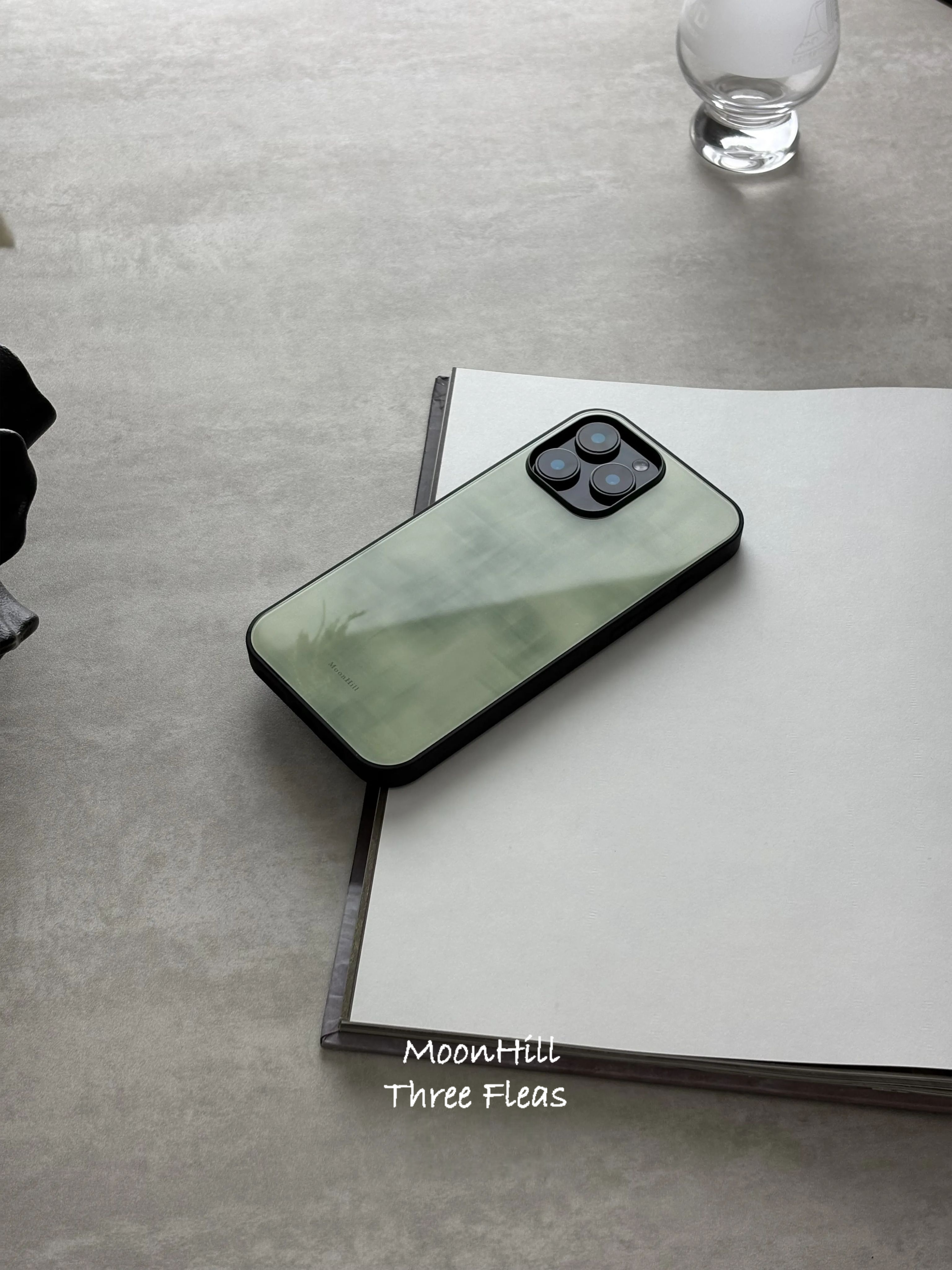 Spring Rain Aesthetic Tempered Glass Phone Case-MH