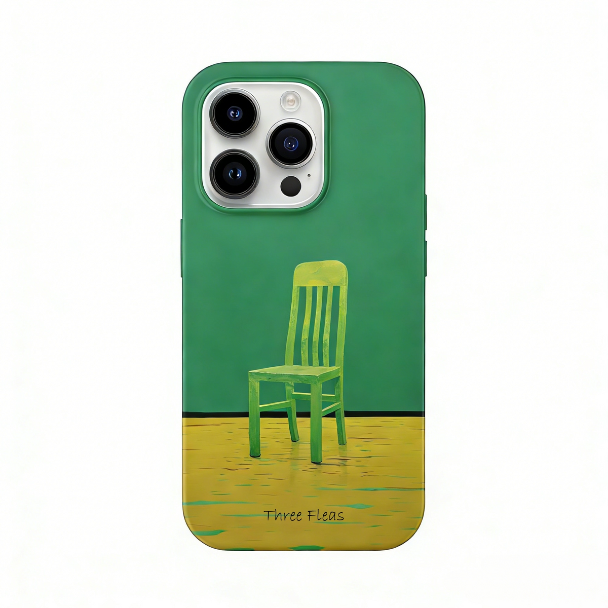Artistic Green Chair Phone Case Double-layer Film Print