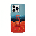 Artistic Surrealist "Fire & Water" Chair Phone Case Double-layer Film Print