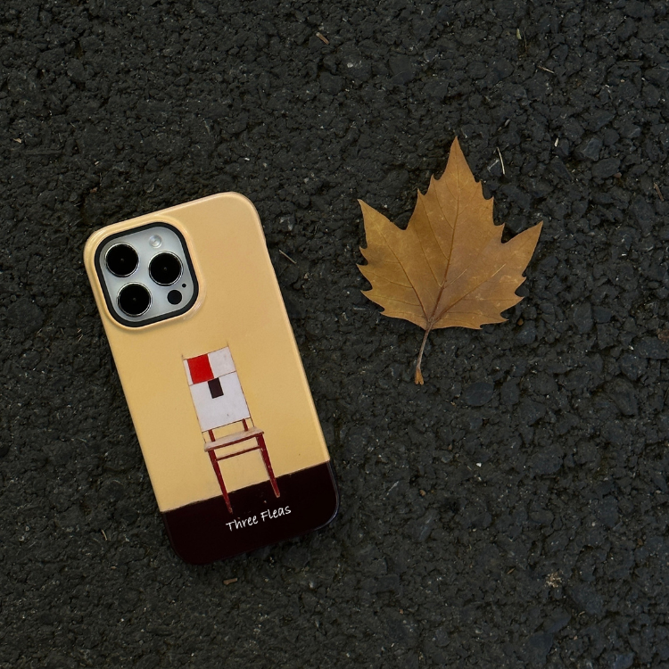 Artistic Minimalist Chair Phone Case Double-layer Film Print