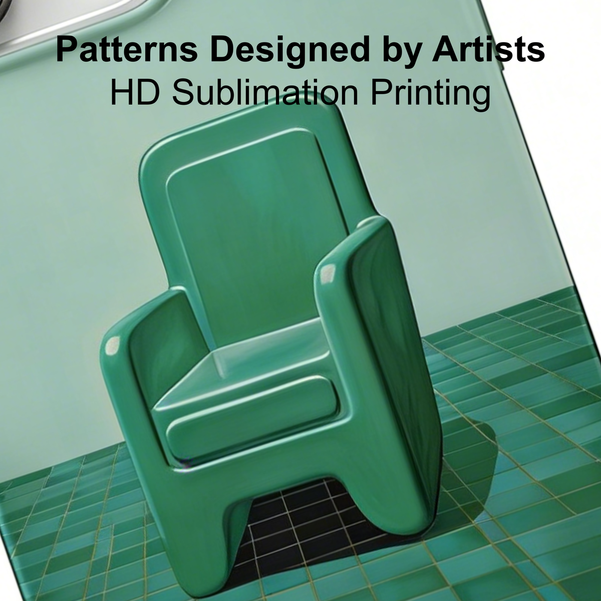 Artistic Surrealism Armchair Phone Case Double-layer Film Print