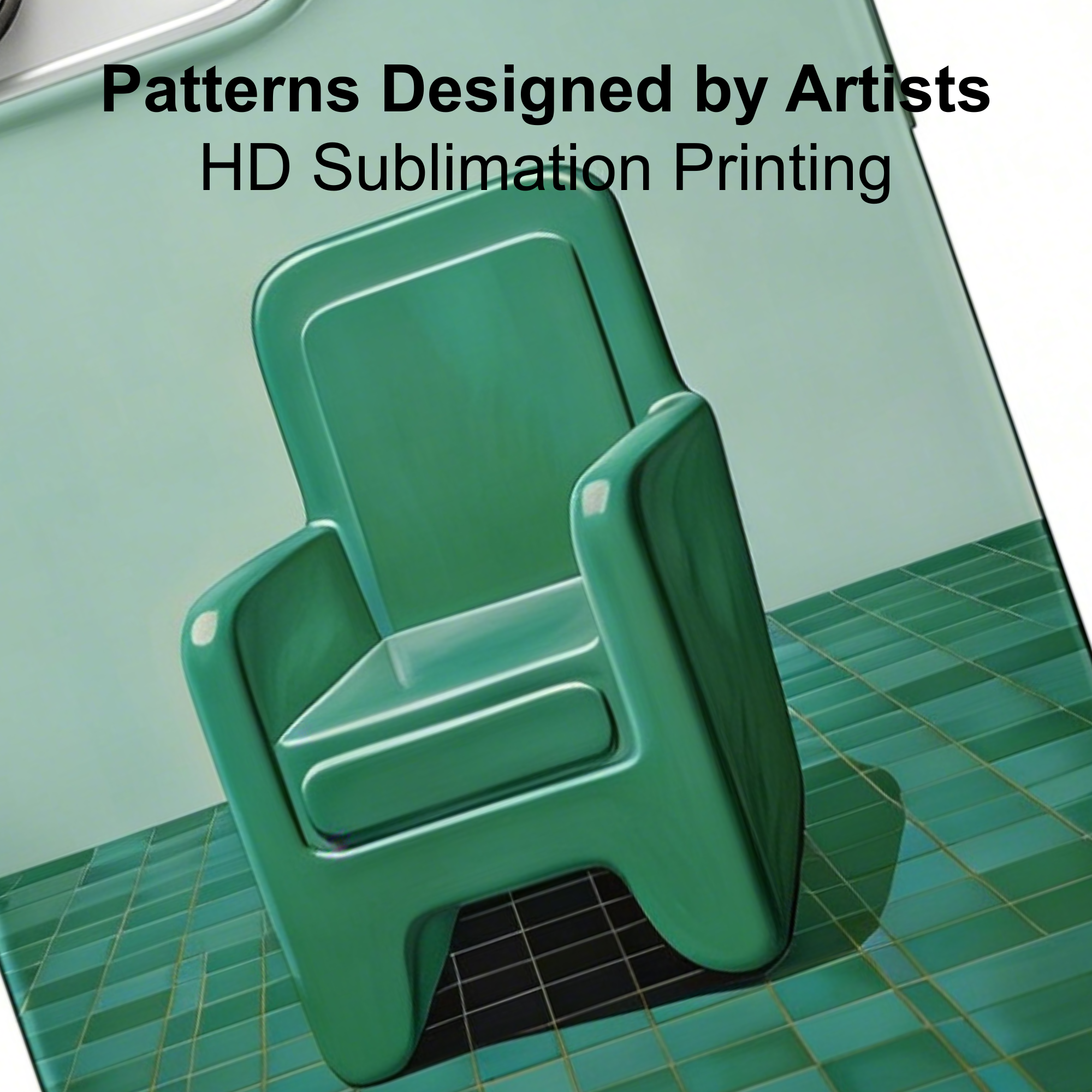 Artistic Surrealism Armchair Phone Case Double-layer Film Print