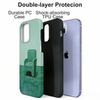 Artistic Surrealism Armchair Phone Case Double-layer Film Print