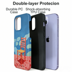 Van Gogh Inspired Artistic Chair Phone Case Double-layer Film Print