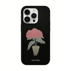 Artistic Pink Floral Phone Case Double-layer Film Print