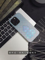 Chinoiserie Imperial Gourd (Fulu) Laser Metallic Silicone Phone Case-YX