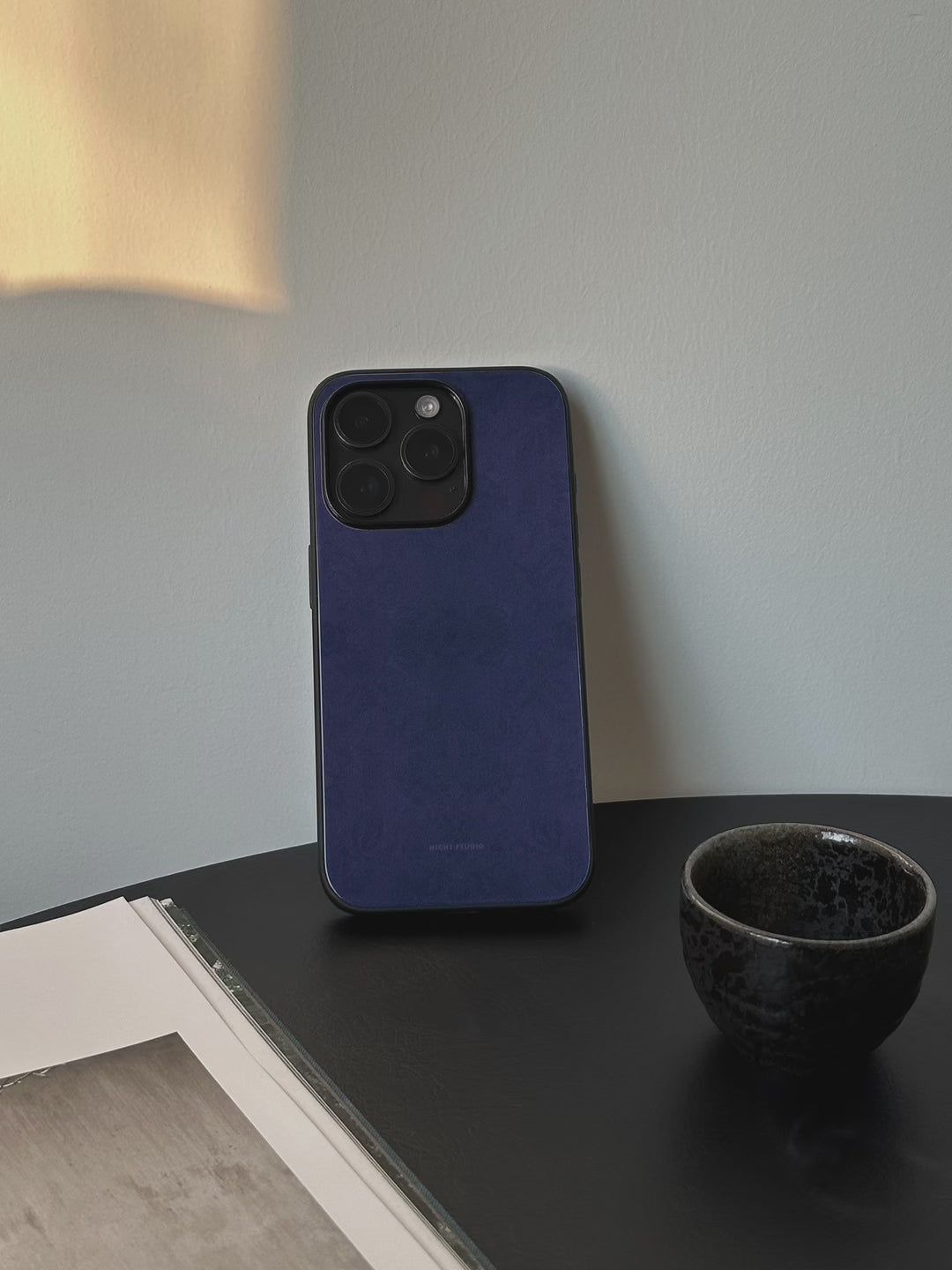 Deep Navy Damask Phone Case-NS025G