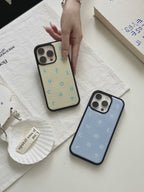 Polka Dot Lettering Epoxy Phone Case-BC003R