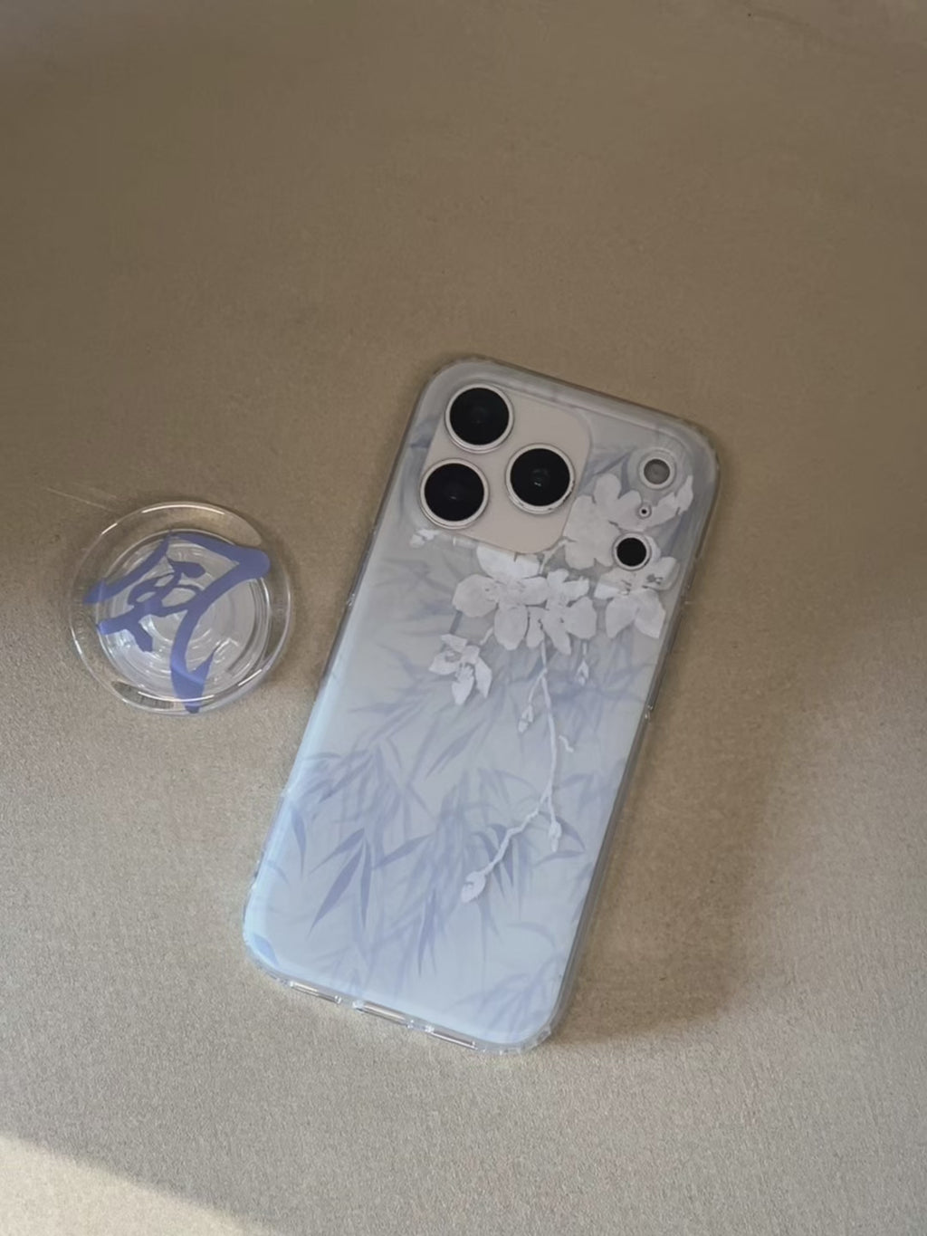 Minimalist Ink Bamboo & Floral Phone Case-YSH002IMD