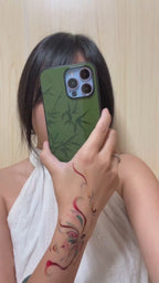 「Chinoiserie」Green Bamboo Traditional Chinese Painting Phone Case-NS