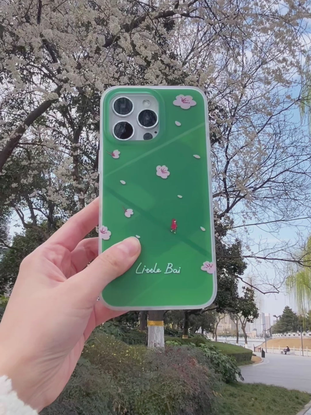 Cherry Blossoms in the Wind Phone Case - LB0015IMD