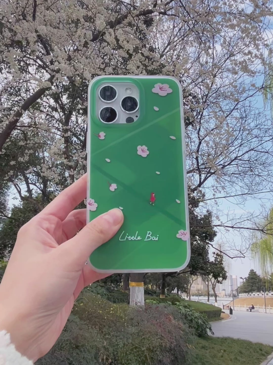 Cherry Blossoms in the Wind Phone Case - LB0015IMD