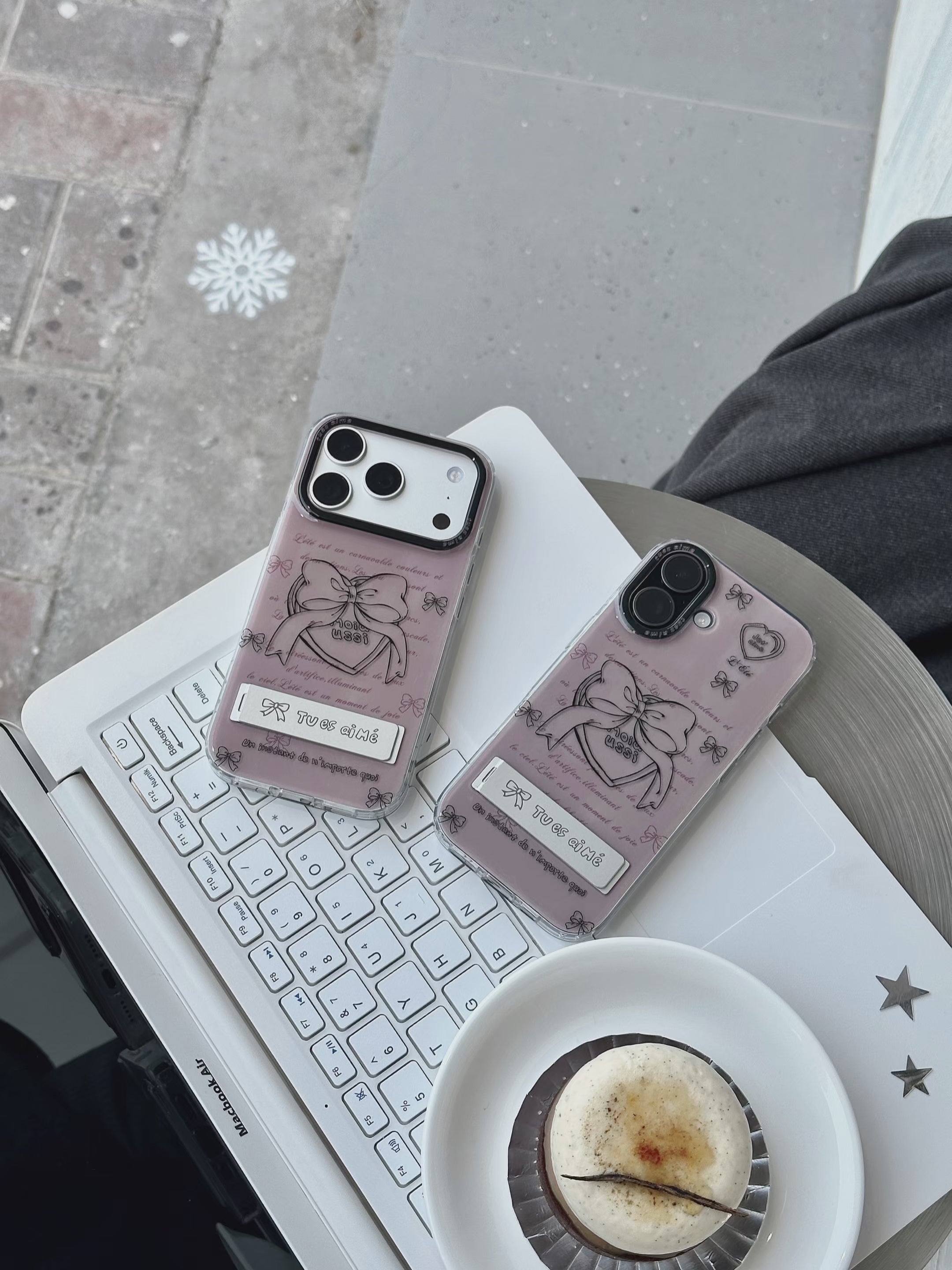 Coquette Bow & Heart Phone Case-BC002AC
