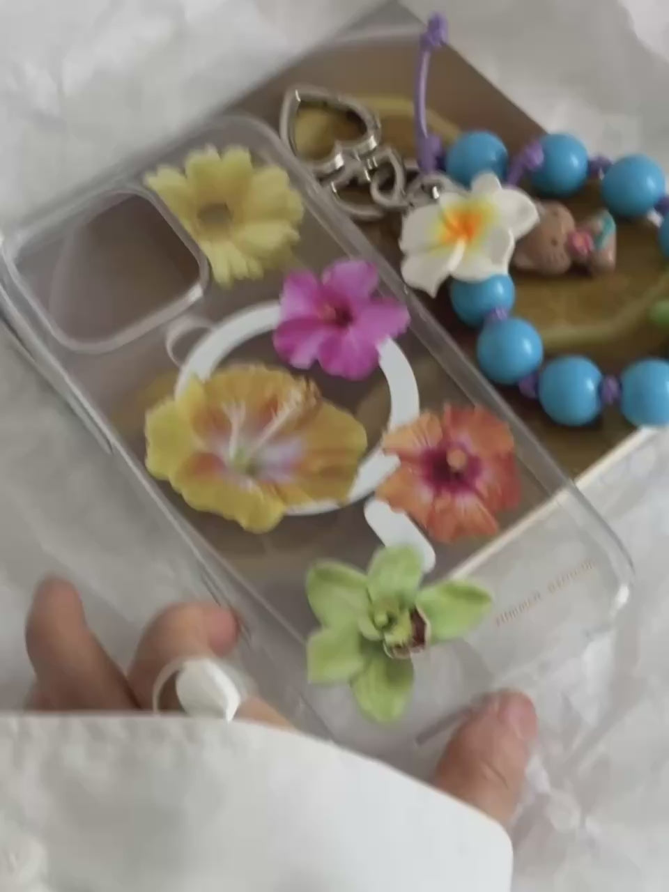 Holiday Floral Magnetic Phone Case - SB, MagSafe