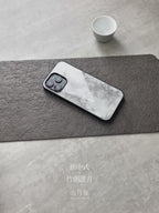 Zen Bamboo Ink Wash Tempered Glass Phone Case-MH