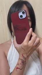 「Chinoiserie」Red Pine Printed Phone Case-NS