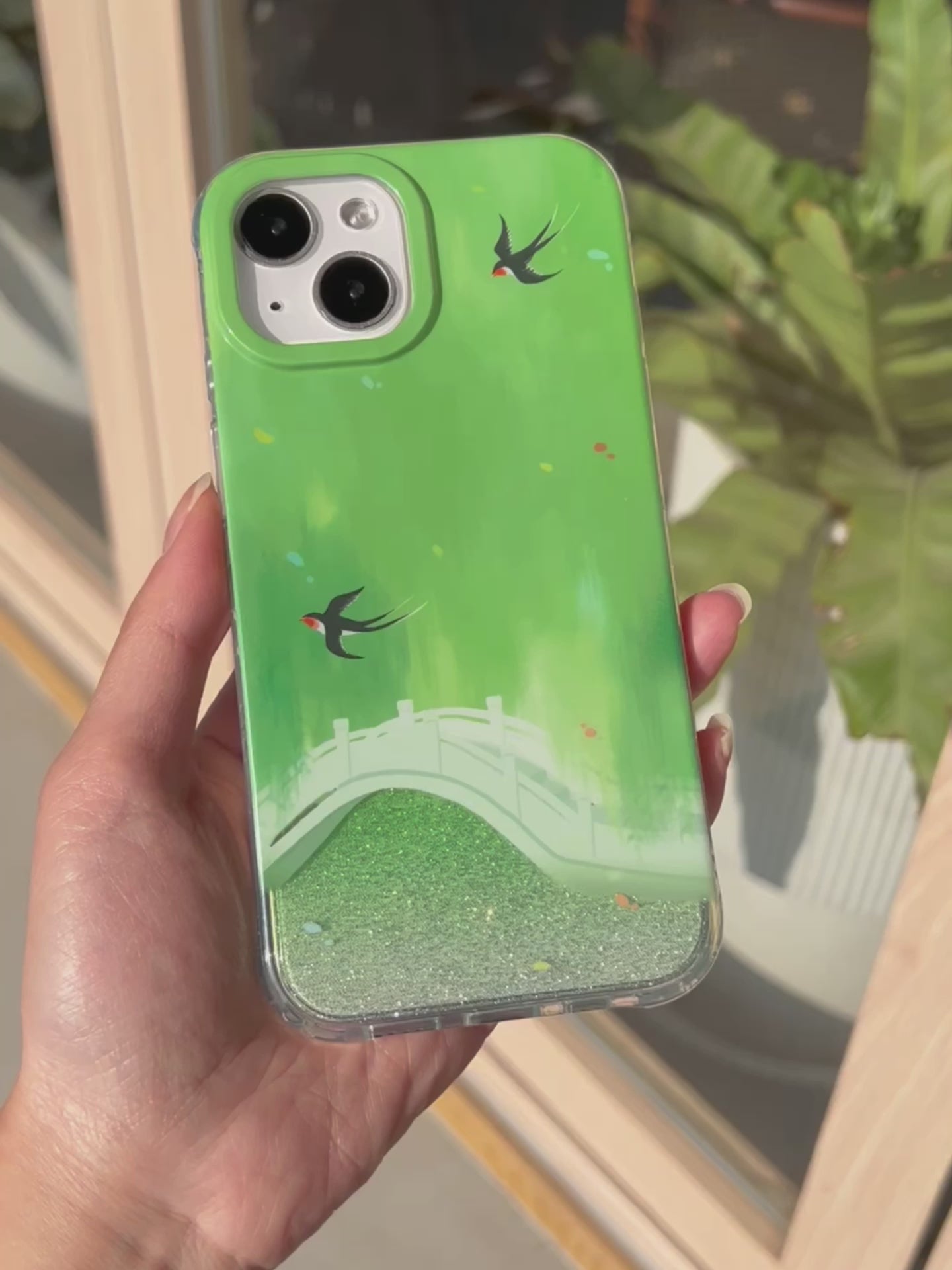 Chinoiserie Bridge & Swallow Phone Case - LB0008IMD