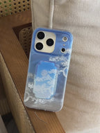Artistic Moon in Blue Night Gradient IMD Phone Case-YSH