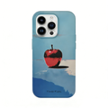 Surrealist Red Apple with Sky Art Phone Case Double-layer Film Print