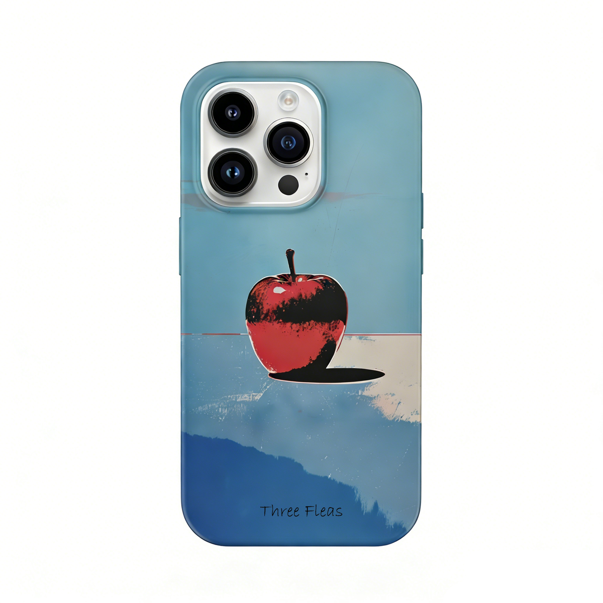 Surrealist Red Apple with Sky Art Phone Case Double-layer Film Print
