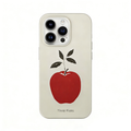 Artistic Red Apple Phone Case Double-layer Film Print