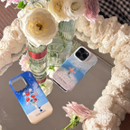Artistic Surrealist Undersea Star Phone Case Double-layer Film Print