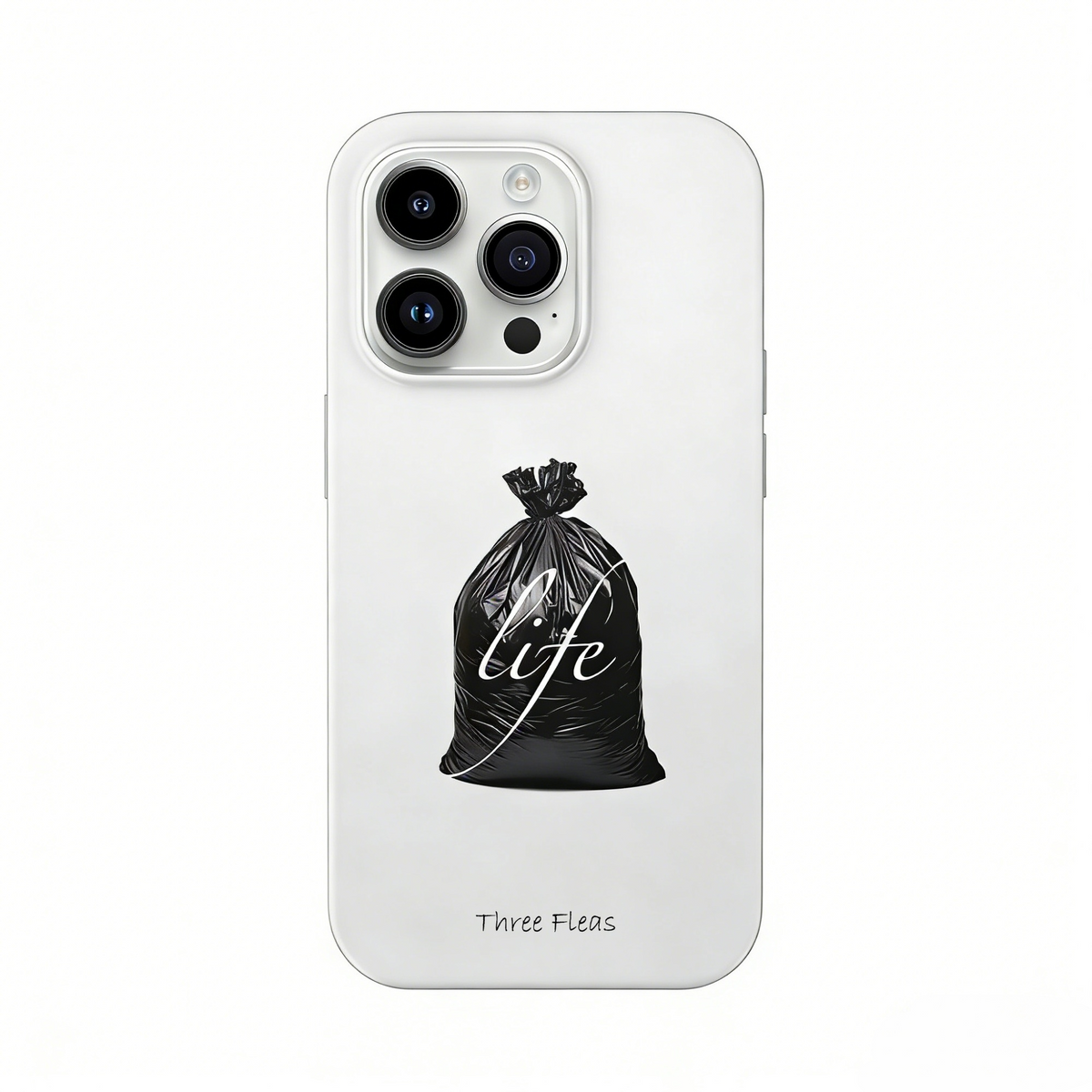 Abstract Modern Art "Life" Trash Bag Phone Case Double-layer Film Print