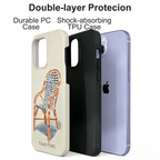 Artistic Retro Wicker Chair Phone Case Double-layer Film Print