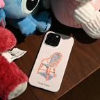 Artistic Retro Wicker Chair Phone Case Double-layer Film Print